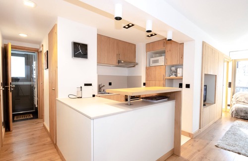 Megeve Wohnung | Megève-Mont d'Arbois, T3 renoviert, 50m2, 4 Pers. 5 Minuten von den Pisten entfernt.