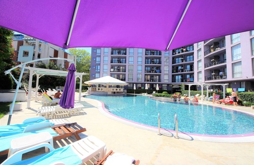 Sunny Beach Wohnung | Rainbow 3 Complex - wundervolles Studio für 4 Personen