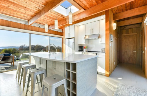 Chilmark Haus | Menemsha Pond views & access! Mid-century renovated beach house. Dogs welcome.
