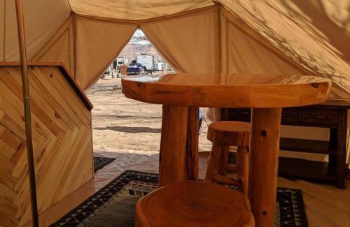 Moab South Valley Haus | Moab Glamping Setup Tent in RV Park #6 OK-T6