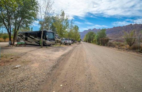 Moab South Valley Haus | Moab Glamping Setup Tent in RV Park #6 OK-T6