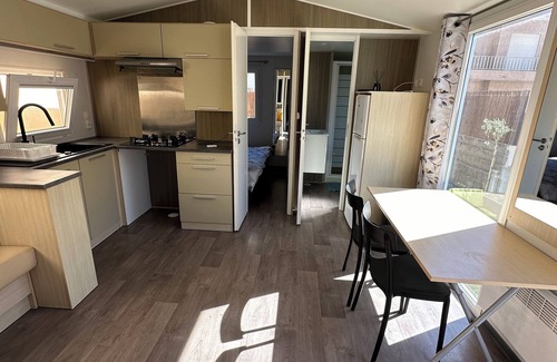 Pedrogao Haus | MobilHome 1 Comfortable 40 m from the Beach with Garden and Barbecue
