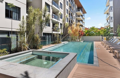 Albion Wohnung | Modern 2B2B Suit only 10mins to Airport/Southbank