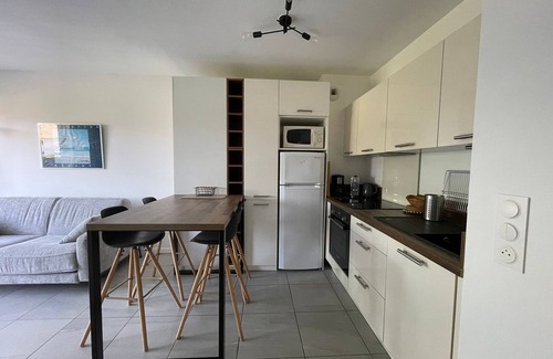 Vieux-Boucau-les-Bains Wohnung | Schöne T2-Wohnung in Vieux-Boucau - Strandnah, Parkplatz, Stilvoll eingerichtet