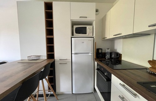 Vieux-Boucau-les-Bains Wohnung | Schöne T2-Wohnung in Vieux-Boucau - Strandnah, Parkplatz, Stilvoll eingerichtet