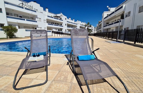 Santa Luzia Wohnung | Moderne Wohnung (T2) mit 2 Pools in sehr ruhiger Strandnähe