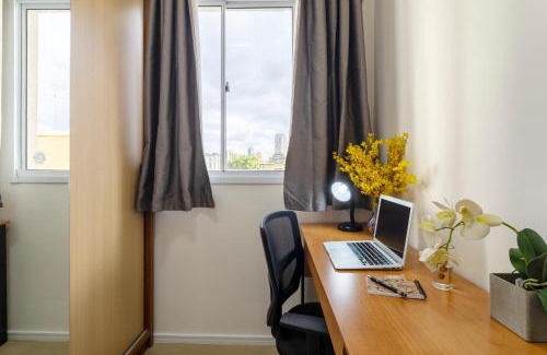 Jardim Aeroporto Wohnung | Modern, complete with Office, AC, and Gym