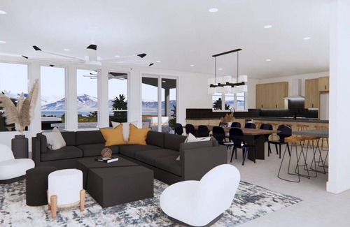 Garden City Haus | Modern Home w/ Indoor Pool/Slide, Indoor Sports Court, 1.5 Acres, Sleeps 40