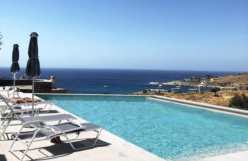 Koundouros Haus | Modern home with 2 apartments, a swimming pool and sea view, in the area of Koundouros