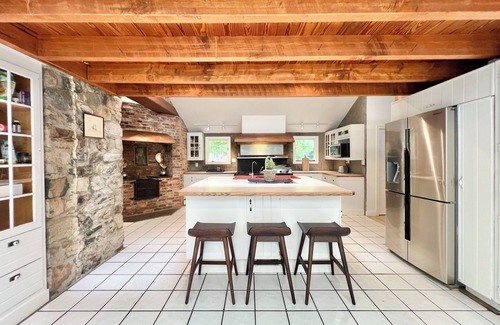 Redding Ridge Haus | modern home with a pool