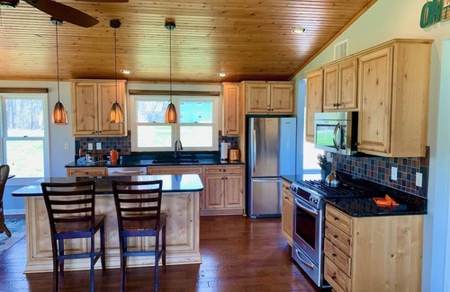 Cassopolis Haus | Modern Lakefront Home w/Fireplace near Ski Resort and Notre Dame