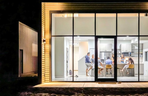 Stevensville Haus | Modern Lakehouse with private heated pool near New Buffalo