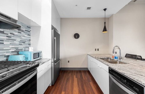 Nelson Wohnung | Modern Luxury, 1 bedroom in Downtown Muskegon- Leonard Luxury Apartments