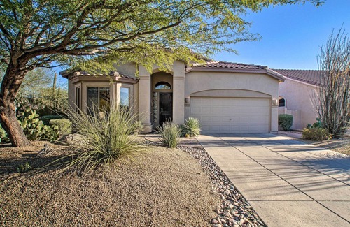 Las Sendas Haus | Modern Mesa Resort-Style Home with Fire Pit & Yard