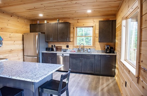 Rumford Center Haus | Modern retreat with sauna & 300+ acres - perfect for remote work or a getaway!