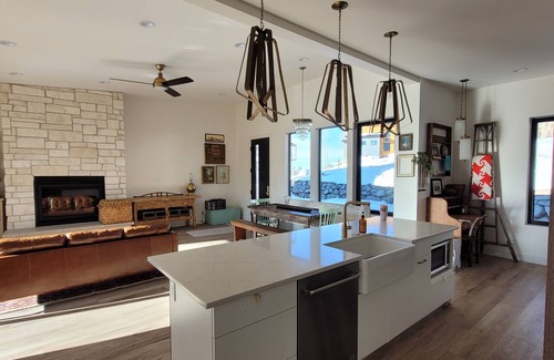 Beaver Haus | Modern Scandinavian cabin steps away from slopes. Ski-in-Ski-out with Jacuzzi!