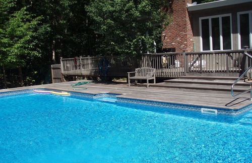 Amagansett North Haus | Modernes, geräumiges Hamptons-Haus mit beheiztem 46-Fuß-Pool in Amagansett