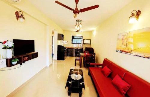 Colva Wohnung | Moon Bliss 1BHK, 5 min walk to Colva Beach