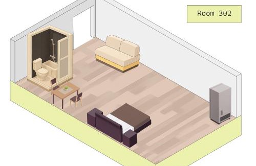 Horikiri Wohnung | Natsuumi ホテル 302高级独栋别墅 独立卫浴 地铁站步行五分钟 成田机场-羽田机场-上野直达