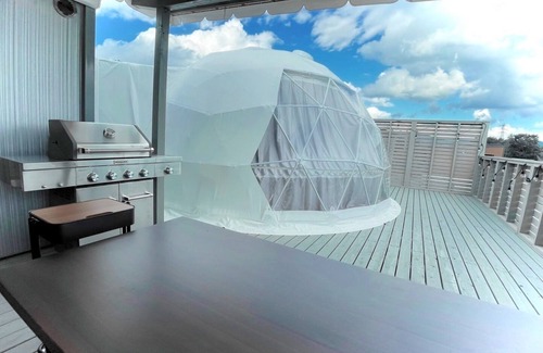 Fujikawaguchiko Haus | Nekoana Glamping Dome House / Minamitsuru-gun Yamanashi