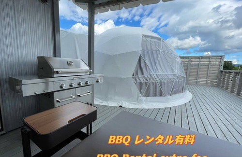 Fujikawaguchiko Haus | Nekoana Glamping Dome House / Minamitsuru-gun Yamanashi