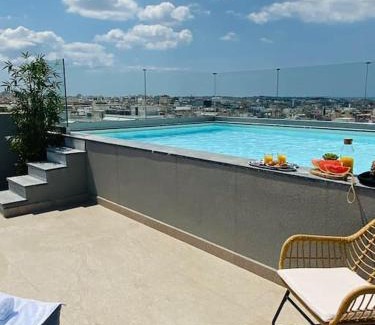 Kallithea Wohnung | New 2BD aprt with Shared Rooftop Pool D3