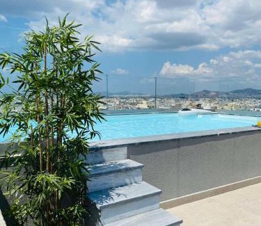 Kallithea Wohnung | NEW 2BD APRT with SHARED ROOFTOP POOL