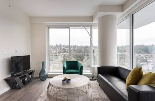 Port Moody Wohnung | New 2BR Suite w/Parking, AC, Gym, Ocean View Port Moody , 5 min walk to skytrain