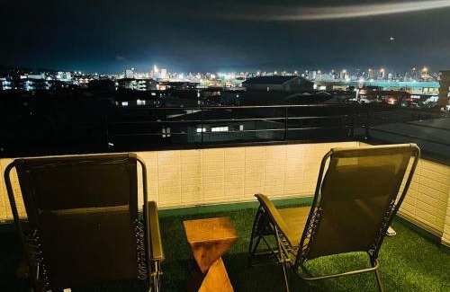 Nagawa Villa | New AirportHills 1400m2 絶景露天風呂1棟2階貸切 駐車場4台 サウナ BBQ施設 ペット