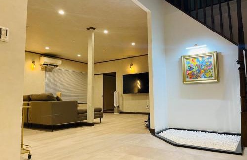 Nagawa Villa | New AirportHills 1400m2 絶景露天風呂1棟2階貸切 駐車場4台 サウナ BBQ施設 ペット