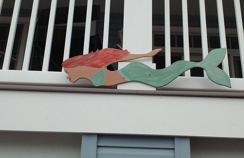 Ship Bottom Haus | Neues Haus mit Blick auf die Bucht in einer ruhigen Straße