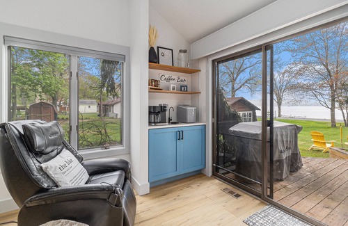 Silver Lake Haus | NEW LISTING: Beautiful cottage on the shores of Silver Lake with stunning water & dune views.