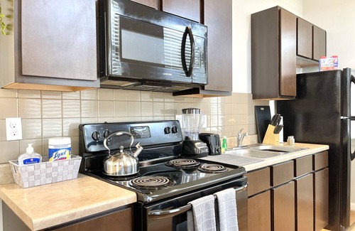 McAllen Wohnung | NEW! Luxury Apt, 5 min from Mall, Airport, & Dine!