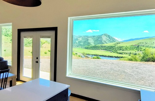 White Bird Haus | New, modern home in White Bird, with Salmon River views
