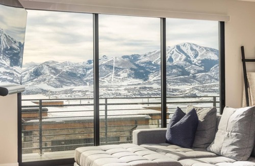 Hideout Haus | Stunning Mountain Contemporary, Ski Slope Views, Close to Historic Main Street!