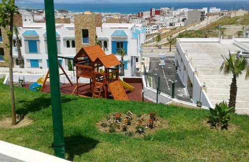 M'diq Wohnung | Nice 1BR Salon Seaview Pool Mdiq Cabonegro