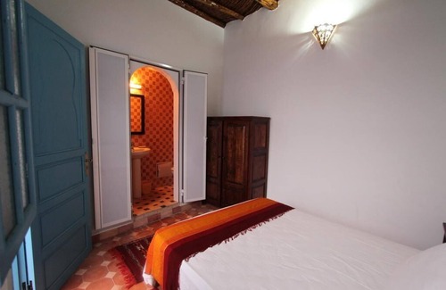 Marrakesh-Tensift-El Haouz Haus | Schönes Zimmer auf der Terrasse