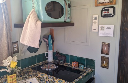 Salmon Haus | # 2 Gypsy Wagon Winziges Haus am Lachsfluss!