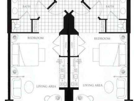 Las Vegas Wohnung | NO RESORT FEES-MGM StripView Adjoining Suites F1 View