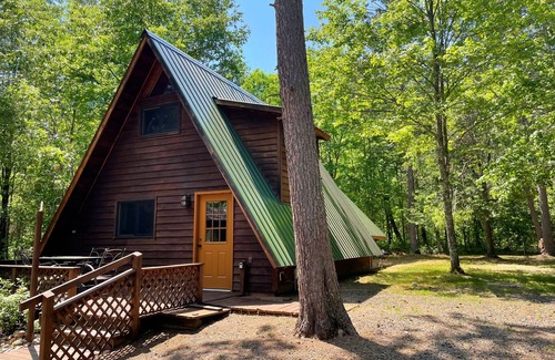 Solon Springs Kabine | Norpine Aframe Cabin - Cabin in the woods