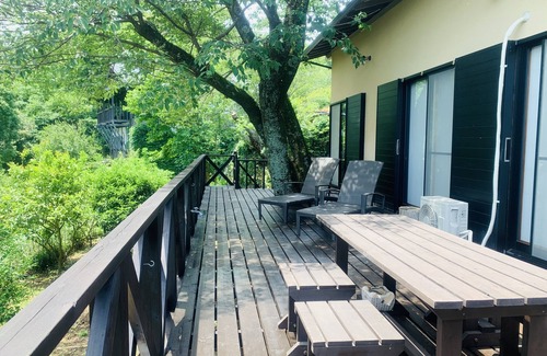 Ajiro Haus | Ocean & Relaxed Wood stove / Deck overlooking the sea / Japanese-style modern old private house