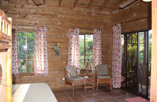 Uvita Kabine | Panoramablick auf das Meer und den Dschungel von Casita ... WI-FI plus Ausstattung 5 Sterne!