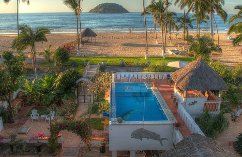 Rincon de Guayabitos Wohnung | Oceanfront Penthouse with private beach