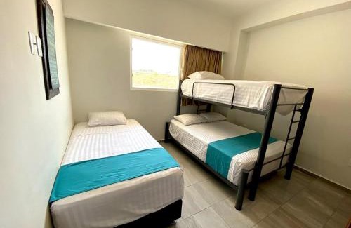 Boca del Rio Wohnung | Oceanfront &6pers &Pool &Gym &Golf Club