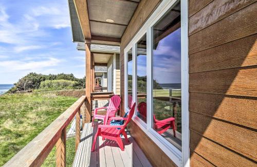 Yachats Haus | Oceanfront Cottage with Deck and Secluded Beach Access!