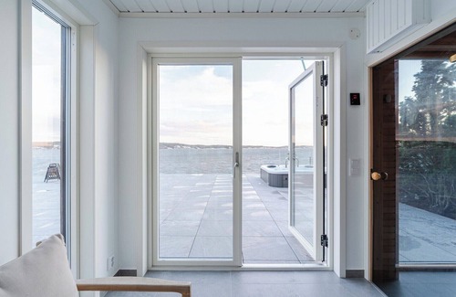 Varmdo Haus | Oceanfront Retreat - Heated Pool, Sauna, Jacuzzi