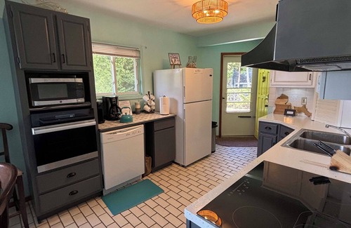 St Ignace Haus | Octagon Beach House Enjoy a tranquil getaway w/private beach on Lake Michigan