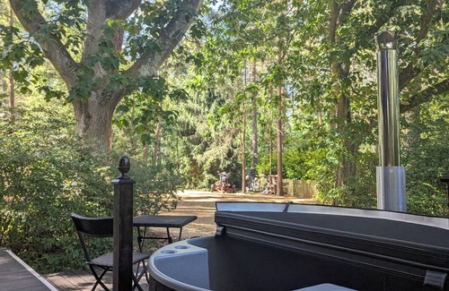 Ringwood Kabine | Onni - cosy forest cabin with hot tub option