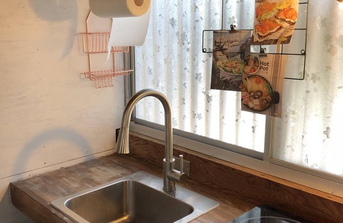 Namegata Haus | Outdoor-Erlebnisgrill und Karaoke-Lagerfeuer können in der Berghütte durchgeführt werden.