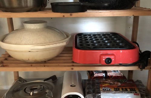 Namegata Haus | Outdoor-Erlebnisgrill und Karaoke-Lagerfeuer können in der Berghütte durchgeführt werden.